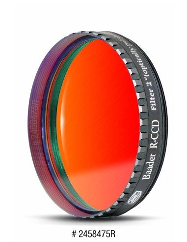 BP2458475R -- Baader Filtro R (Rosso) da 2" (50.8mm), con cella a basso profilo