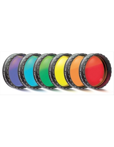 BP2458300 -- Baader Set di 6 Filtri Colorati per l'osservazione visuale da 1¼" (31.8mm)