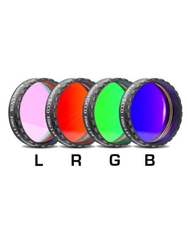 BP2458472 -- Baader Set di filtri LRGB parafocali da 1¼" (31.8mm) per CCD, spessore 2mm