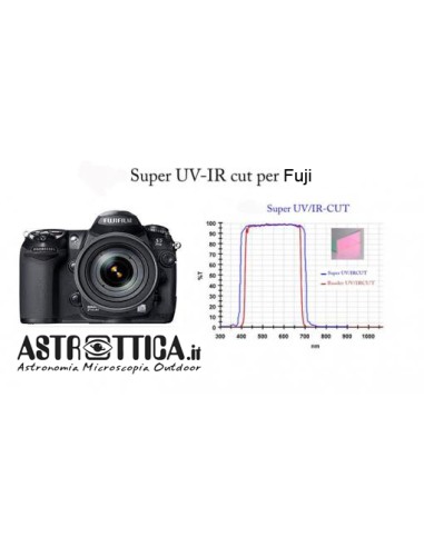 Astrottica Modifica Reflex Fuji APS-C Super UV-IR cut