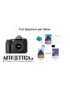 Astrottica Modifica Reflex Nikon APS-C Full Spectrum con filtro