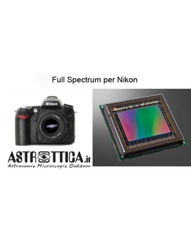 Astrottica Modifica Reflex Nikon APS-C Full Spectrum solo rimozione