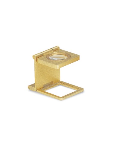 Konus contafili 8x in metallo dorato 20x20mm