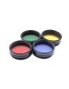 Set di filtri TS-Optics da 1,25" - 4 pezzi - Rosso, Giallo, Verde e Blu