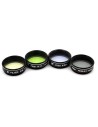 TS-Optics Set di filtri da 1,25" 3 filtri colorati + 1 filtro grigio per telescopi con apertura fino a 80 mm