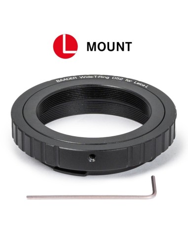 BAADER ANELLO WIDE-T-RING FOR LEICA, SIGMA, PANASONIC-L CON D52I A T-2 & S52