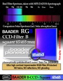 BP2458490B -- Baader Filtro B (Blu) quadrato da 65x65mm, senza cella
