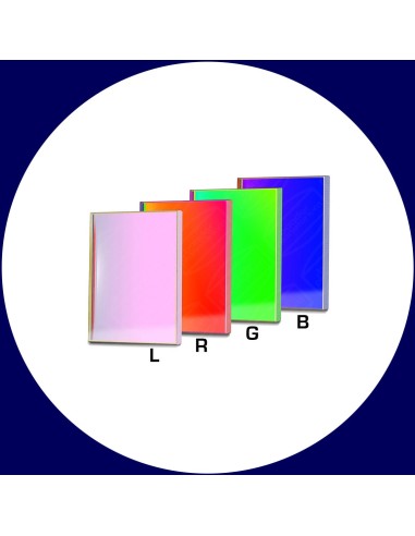 BP2458487 -- Baader Set di filtri LRGB parafocali quadrati da 50x50mm